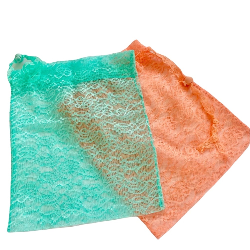 Lace lingerie/packing bags NWOT